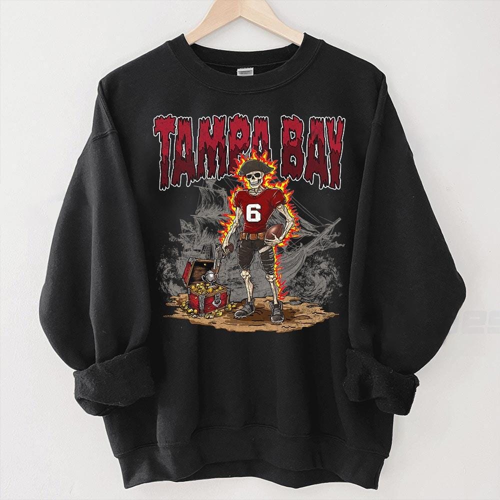 Tampa Bay Football Skull Vintage Shirt