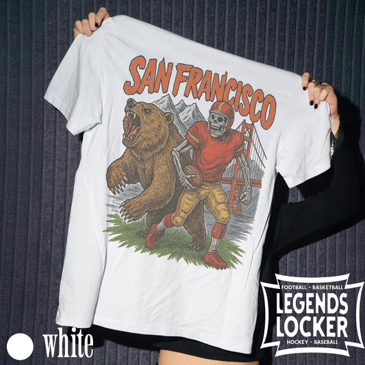 Bay Area 49ers Graphic T-Shirt, San Francisco Football Vintage Tee, Retro California Sports Shirt, Gift for Football Fans