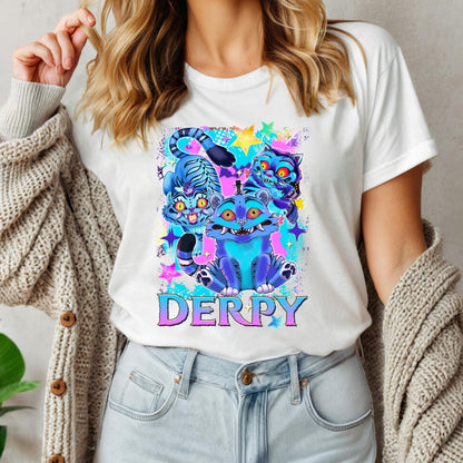 Demon Hunter Tiger Shirt, Merch Kpop Shirt, Hunters Tiger fan, Derpy the Tiger And Bird Demon Hunter Tiger Tee, Kpop Demon Hunters Shirt