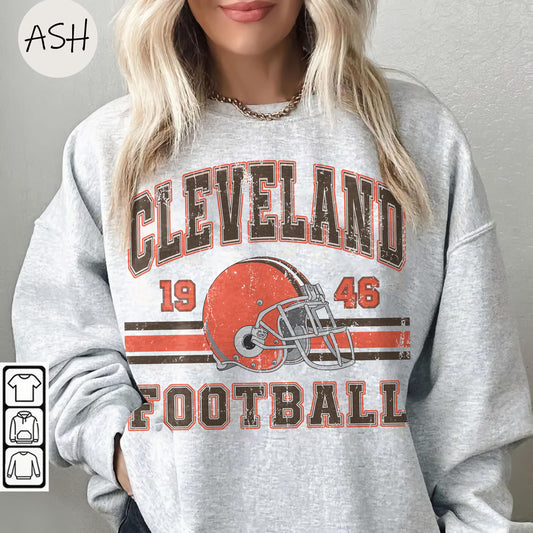 Vintage 90s Style Cleveland Football fan tshirt,Cleveland sweatshirt,Cleveland football Hoodie, Game day Football, Vintage Tee,Youth tshirt