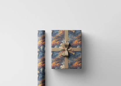 Dragon Gift Wrap Roll with Mythical Beast Design, Wrapping Paper for Fantasy Lovers, DnD Players, and Magical Gifting #2