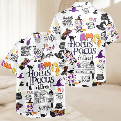 Hocus Pocus Short Satin Pajamas, Witchy Sleepwear Set for Women, Silky Halloween Lounge Outfit, Pajama Shorts, Gift for Hocus Pocus Fan  Pajamas Set