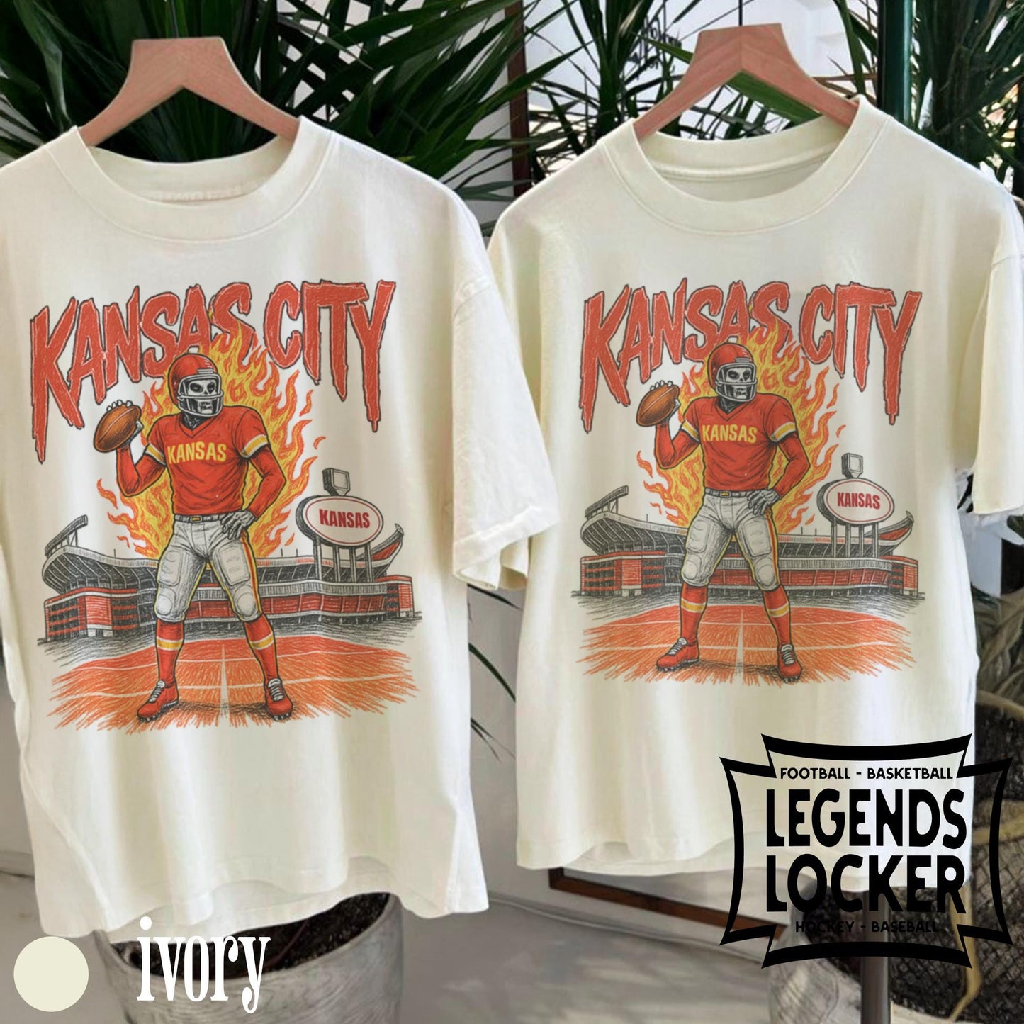 Kansas City Football T-Shirt, Vintage Kansas Football Graphic Tee, Gift for KC Fans