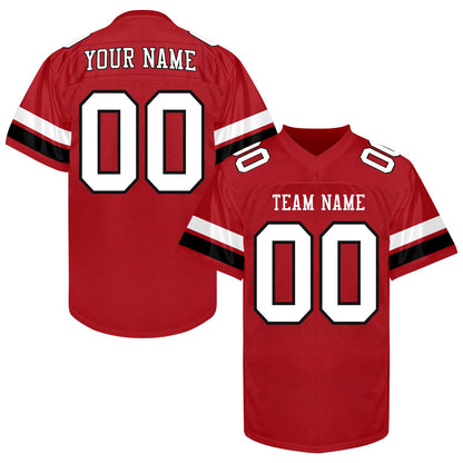 Custom Black Gold Football Jersey Name Number Logo, Black Gold Football Uniform Men Women Youth Kid Game Day Sports Jersey Streetwear Jersey