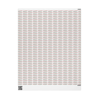 Gag Gift Wrapping Paper Christmas Gift Wrap, White Elephant, Holiday Wrapping Paper for Gifts, Christmas Party Supplies