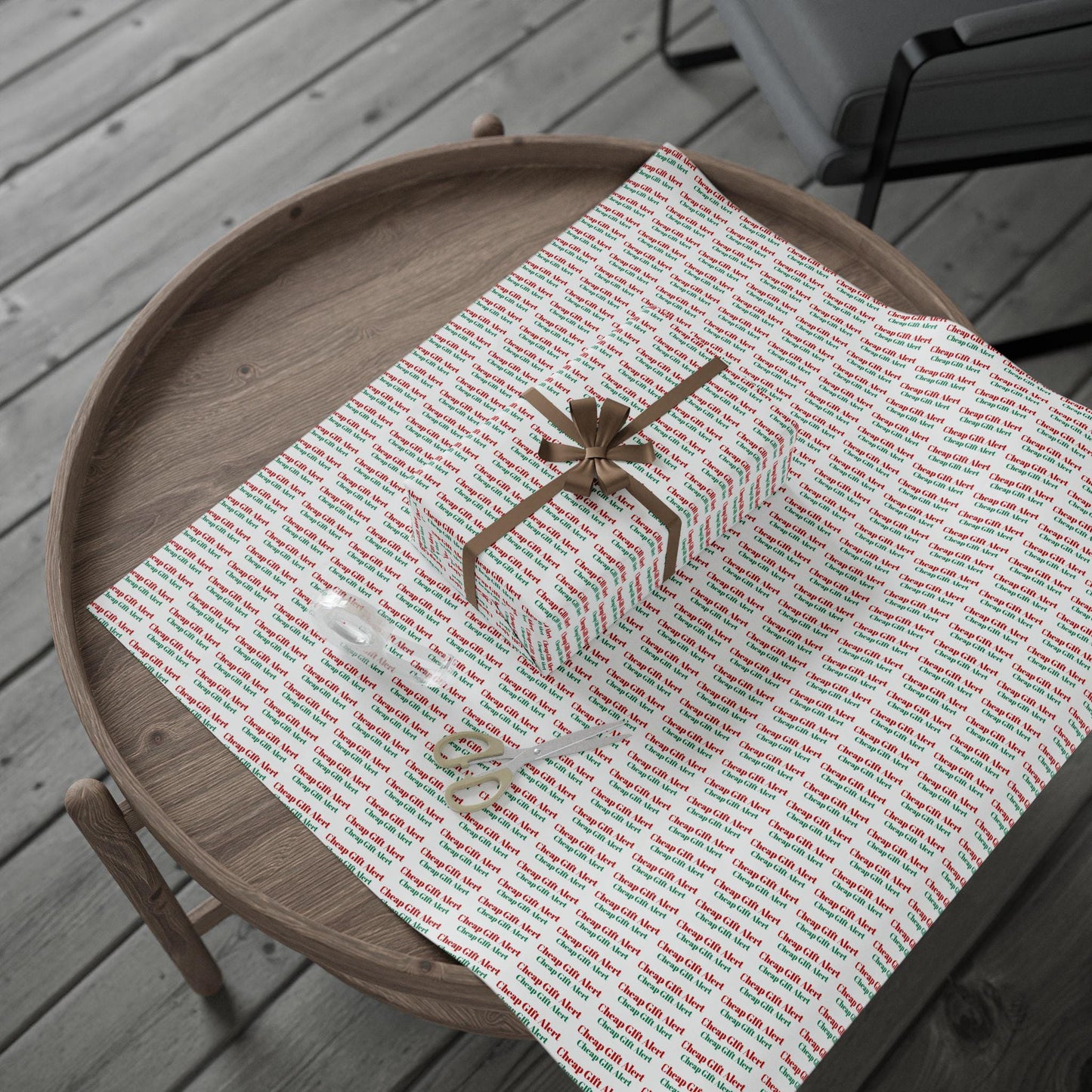 Gag Gift Wrapping Paper Christmas Gift Wrap, White Elephant, Holiday Wrapping Paper for Gifts, Christmas Party Supplies