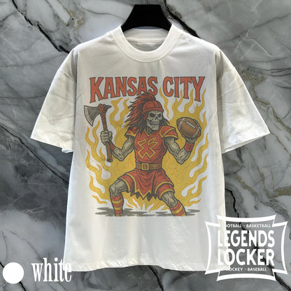 Kansas City Football T-Shirt, Vintage Retro Football Graphic Tee, Old School Sunday Football Shirt, Kansas City Apparel