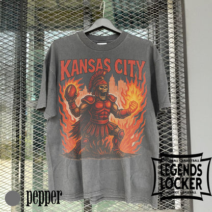 Kansas City Football Graphic T-Shirt, Vintage Sunday Football Tee, Retro Kansas City Old School Shirt, Fan Merch