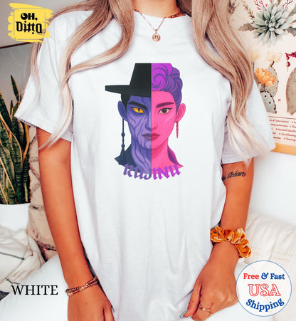 Rujinu Tshirt, Jinu Demon Hunter Tshirt, KPDH Tshirt, Kpop Demon Hunter Tshirt, Huntrix Tee, Rumi Jinu Shirt, Huntrix fan