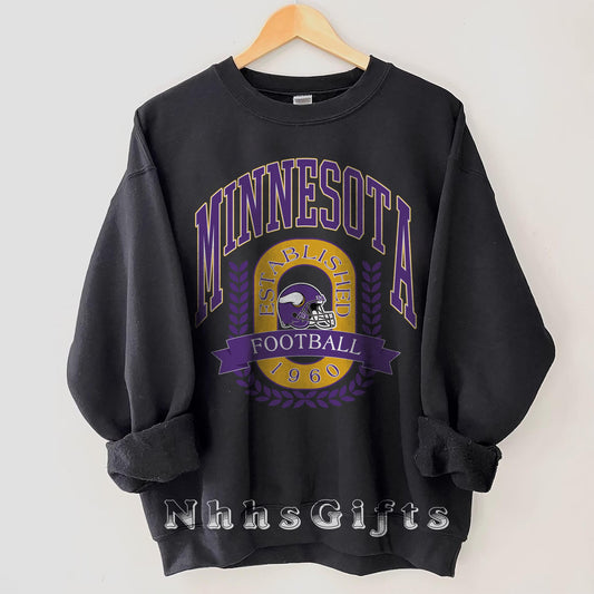 Minnesota Football Shirt, Minnesota Football Sweatshirt, Vintage Style Minnesota Football Shirt, Sunday Football Sweatshirt