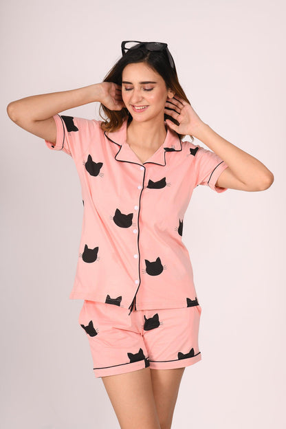 Cat Pajamas Set  Pajamas Set