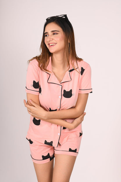Cat Pajamas Set  Pajamas Set