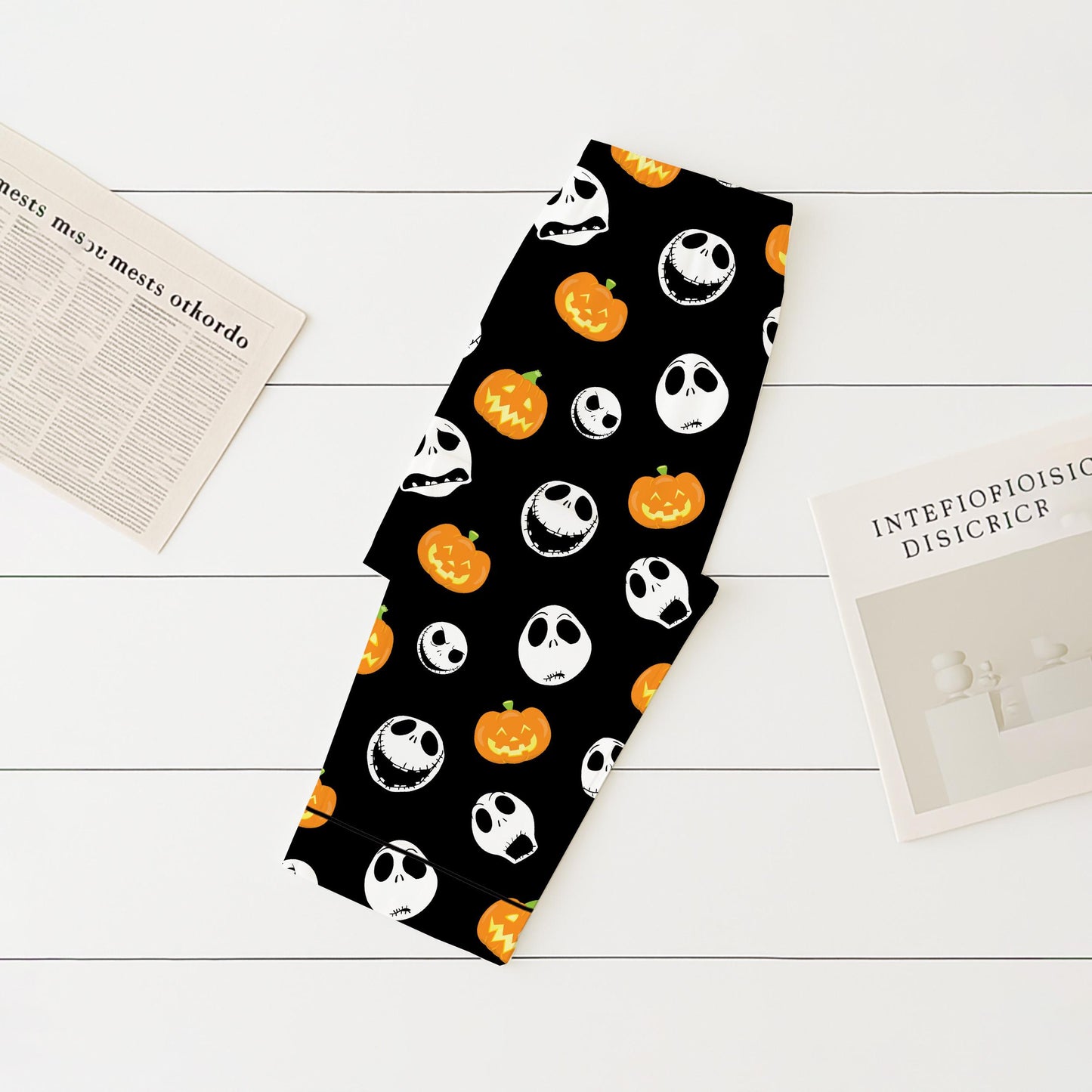 Halloween JS Cosplay Pajamas Set, Nightmare Before Homewear, Horror Character And Pumpkin Sleepwear, Halloween Scary Movie Nightwear