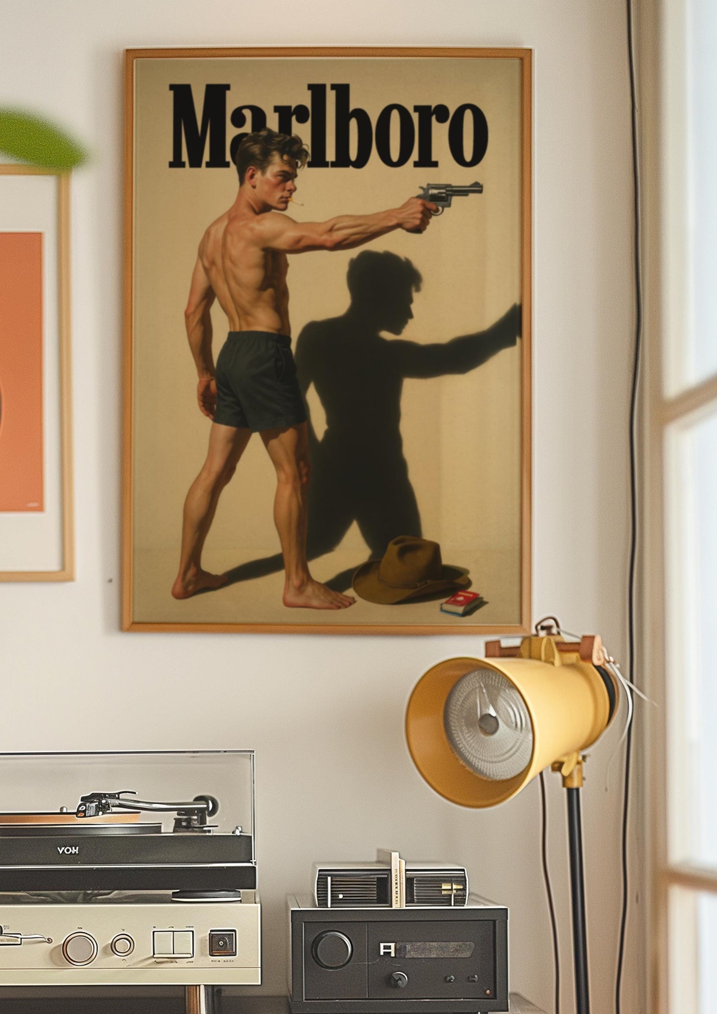 Vintage Cigarette Western Poster Print, Retro Marlboro Print, Tobacco Poster, vintage advertisment, cigarette poster marlboro, cigarette art