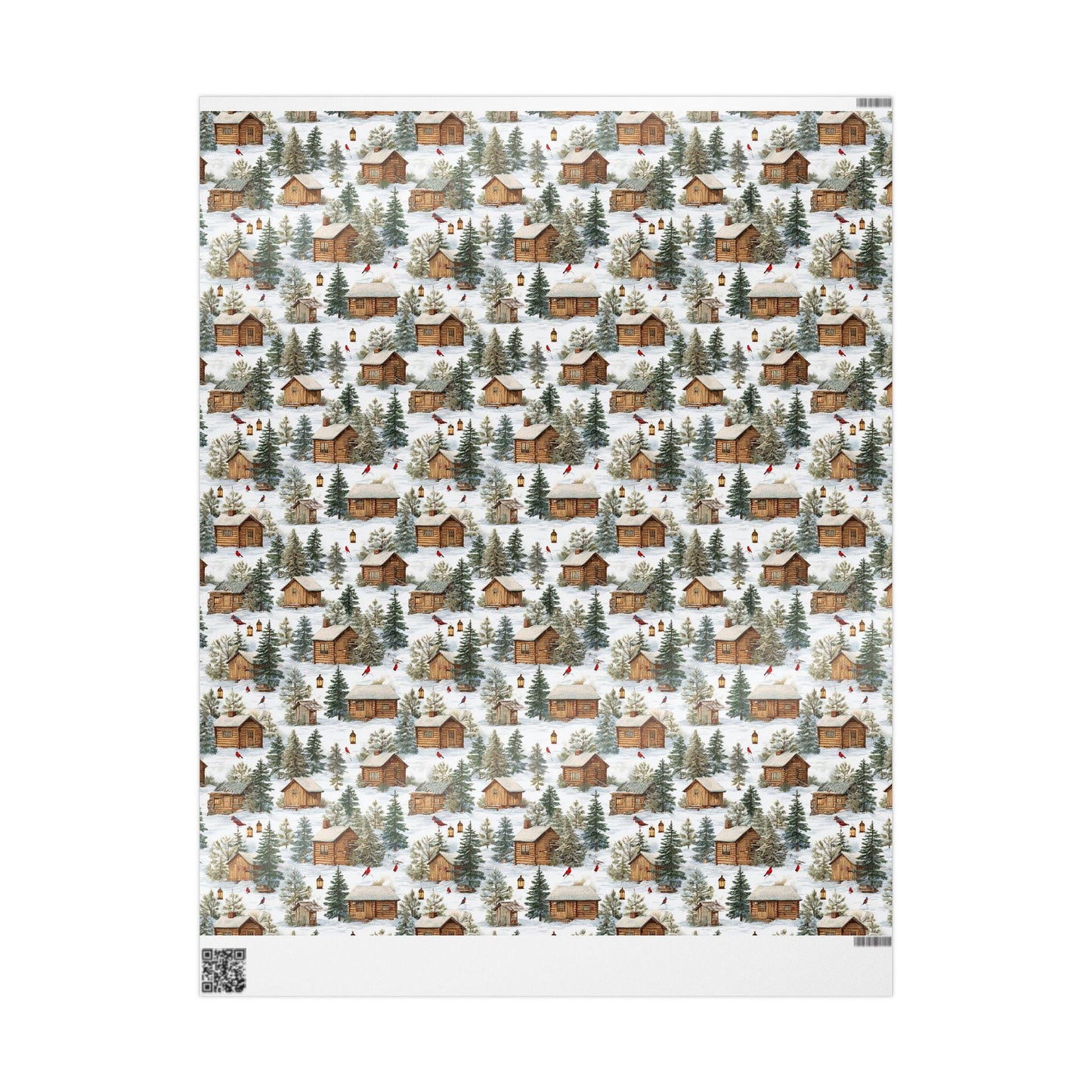 Christmas Gift Wrap - Winter Scene Wrapping Papers, Holiday Gift Packaging, Festive Present Wrap, Snowy Christmas Decor, Seasonal Gift