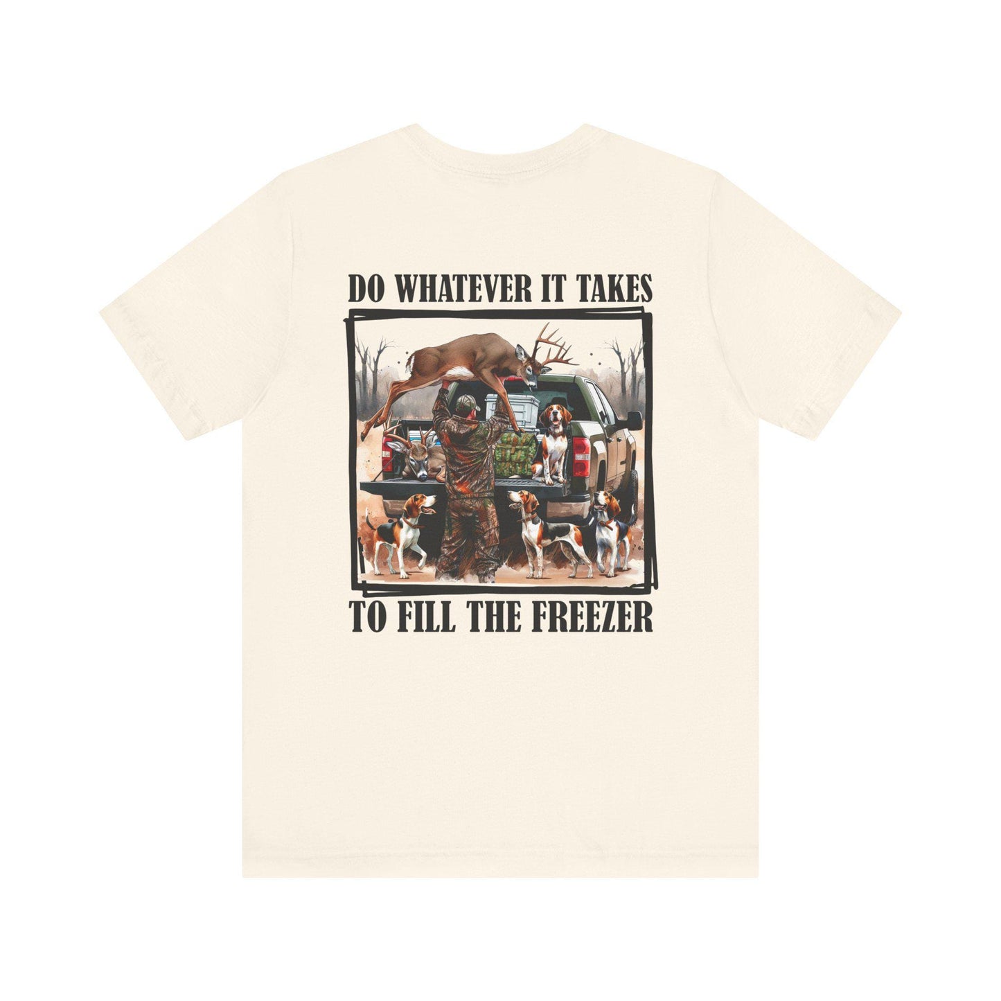 Funny Hunting T-Shirt: Unisex Cotton Tee for Outdoorsmen