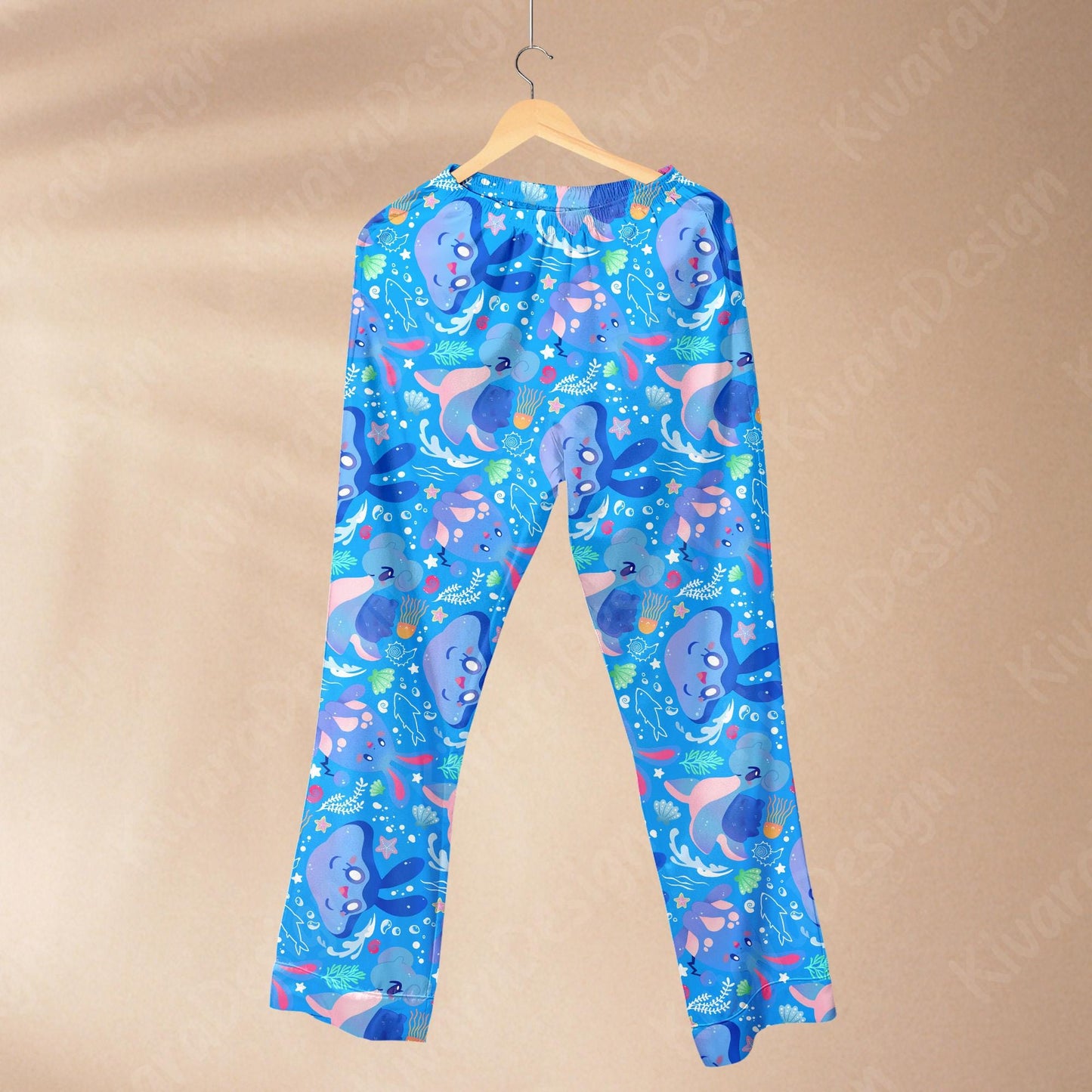 Ocean Pajama Set - Anime Kawaii Loungewear - Sleepwear for Fans - Comfortable Anime Fan