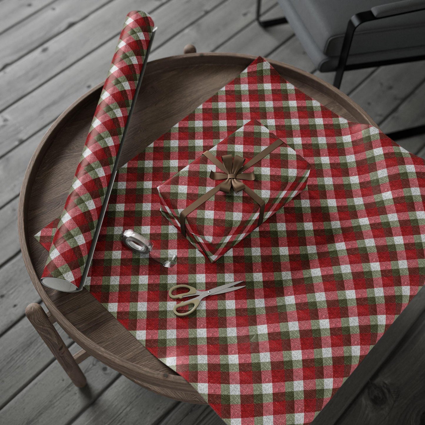 Traditional Plaid Wrapping Paper Holiday Gift Wrap Tartan Gift Wrap Elegant Christmas Gift Wrap Christmas Wrapping Paper Holiday Gift Wrap