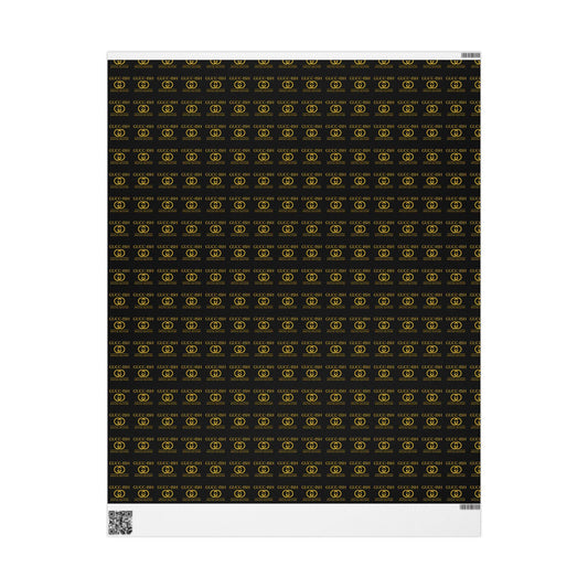 Fake Luxury Funny Wrapping Paper, Elegant Gift Wrap for Birthdays, Holidays, Celebrations, Luxury Present Decoration, Unique Gift Packing