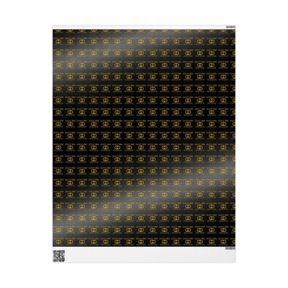Fake Luxury Funny Wrapping Paper, Elegant Gift Wrap for Birthdays, Holidays, Celebrations, Luxury Present Decoration, Unique Gift Packing