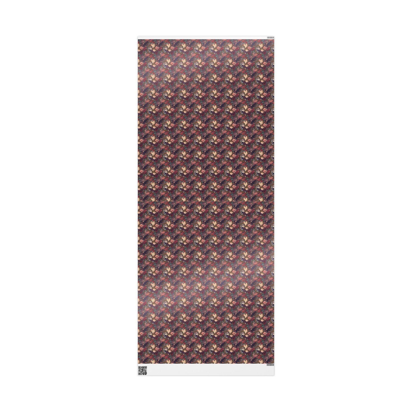 Pastel Goth Halloween Wrapping Paper Roll Watercolor Spooky Cute Ghosts Bats Witchy Alternative Gift Wrap #1