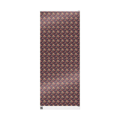 Pastel Goth Halloween Wrapping Paper Roll Watercolor Spooky Cute Ghosts Bats Witchy Alternative Gift Wrap #1