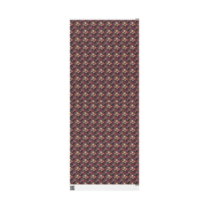 Pastel Goth Halloween Wrapping Paper Roll Watercolor Spooky Cute Ghosts Bats Witchy Alternative Gift Wrap #1