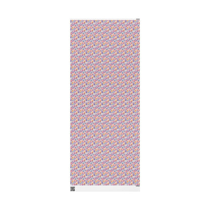 Pastel Goth Watercolor Wrapping Paper Roll Halloween Spooky Cute Ghost Bat Stars Gothic Aesthetic #12