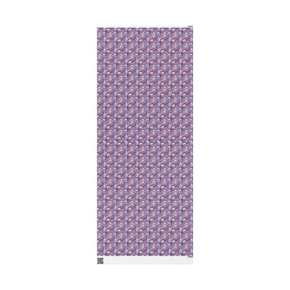Pastel Goth Watercolor Wrapping Paper Roll Halloween Spooky Cute Ghost Bat Witch Gothic Style #16