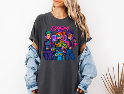 KPOP RASM GIRLS TShirt, Huntrix Girl Band Sweatshirt, Kpop Idol GroupTee, Mira Tee, Rumi Joey Shirt, Demon Hunter Merch, Huntrix Fan Gift