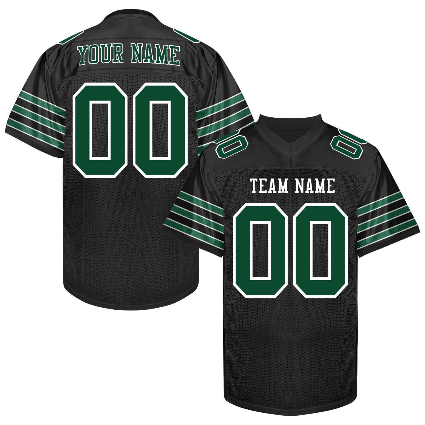 Custom White and Light Blue  Football Jersey Printed Name Number and Logo, Football Shirt Women Men Youth Kids, Sports Football Uniforms