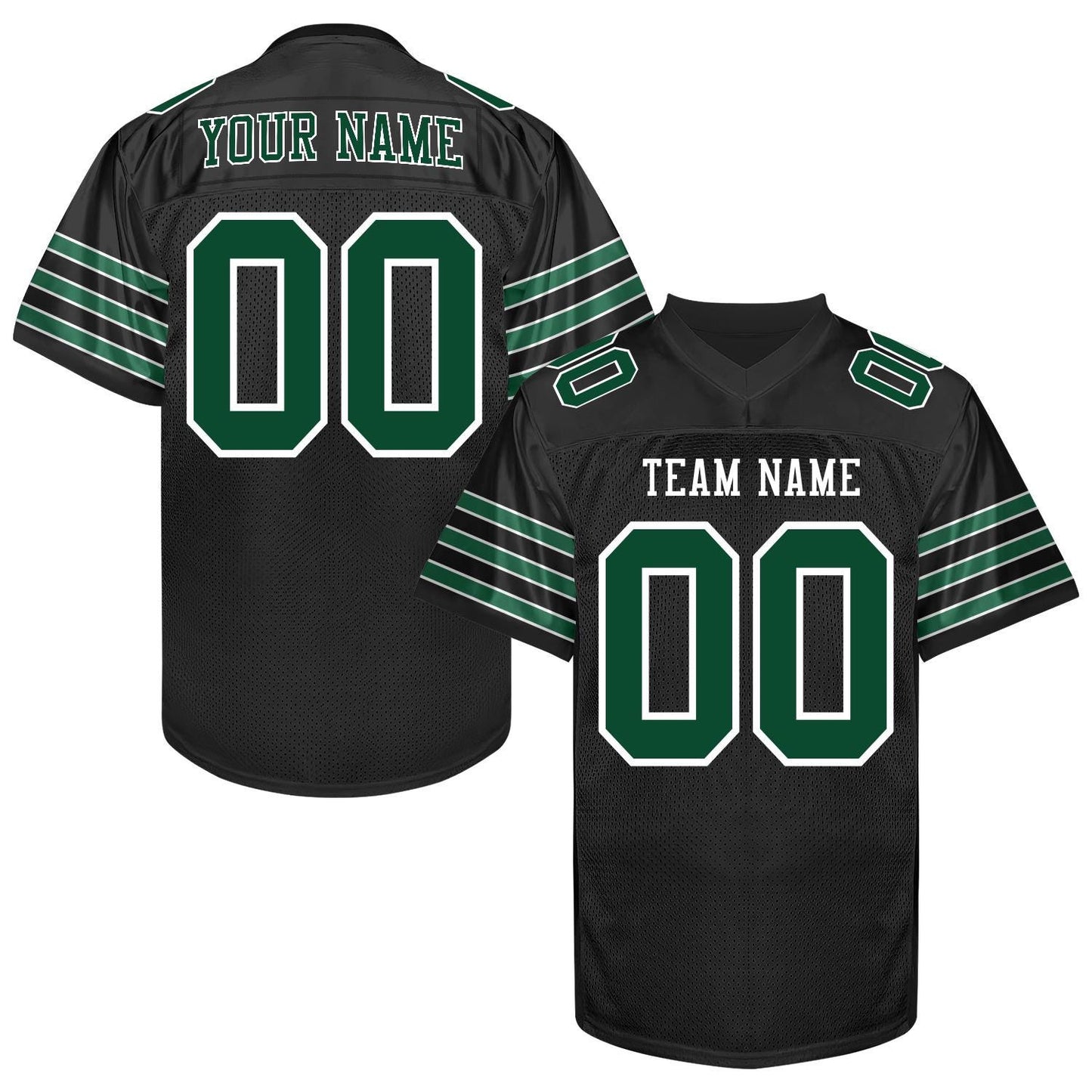 Custom White and Red Black  Football Jersey Printed Name Number and Logo, Football Shirt Women Men Youth Kids, Sports Football Uniforms