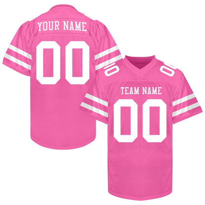 Custom White and Light Blue  Football Jersey Printed Name Number and Logo, Football Shirt Women Men Youth Kids, Sports Football Uniforms