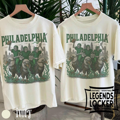 Philadelphia Football T-Shirt, Retro Vintage Eagles Graphic Tee, Old School Game Day Shirt, Philly Football Apparel, Sunday Football Tee