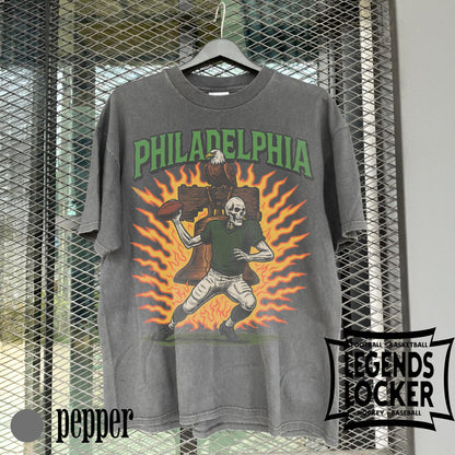 Retro Philadelphia Football T-Shirt, Philly Game Day Graphic Tee, Vintage Eagles Old School Football Shirt, Sunday Football Fan Apparel