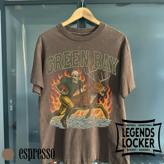 Green Bay Football T-Shirt, Vintage Packers Graphic Tee, Old School Game Day Shirt, Sunday Football Apparel, Retro Green Bay Merch