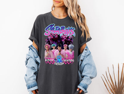 Kpop Demon Hunters Shirt, Huntrix Girl T-Shirt, Kpop idol group Shirt, Mira, Rumi, Joey Shirt,Demon Hunter Merch, Gift for Huntrix fan Shirt