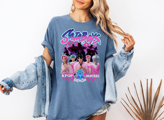 Kpop Demon Hunters Shirt, Huntrix Girl T-Shirt, Kpop idol group Shirt, Mira, Rumi, Joey Shirt,Demon Hunter Merch, Gift for Huntrix fan Shirt
