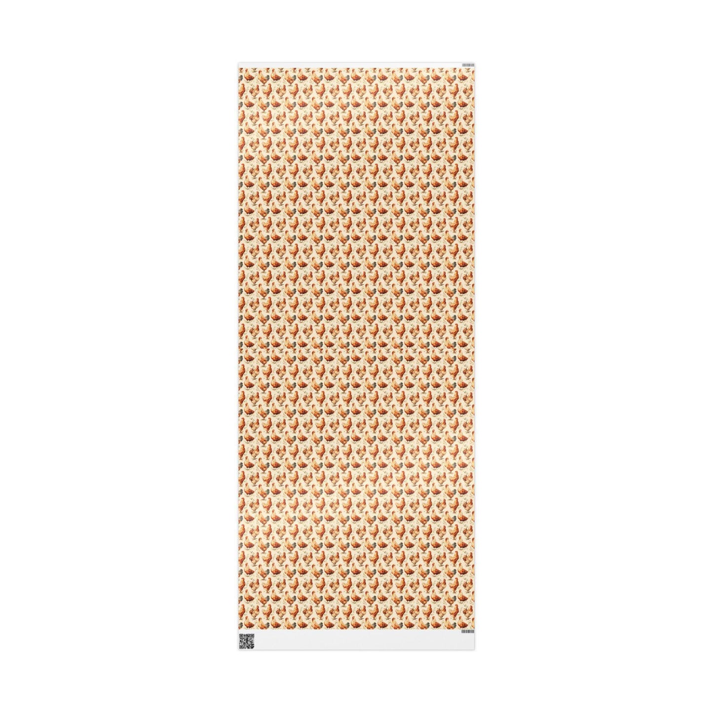 Farmers Market Wrapping Paper Roll Country Rustic Chickens Farmhouse Style Eco Friendly Poultry Barnyard Kitchen Gift Wrap #23