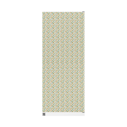 Farmers Market Wrapping Paper Roll Eco Rustic Herbs Theme Farmhouse Kitchen Basil Thyme Parsley Organic Gift Wrap #41
