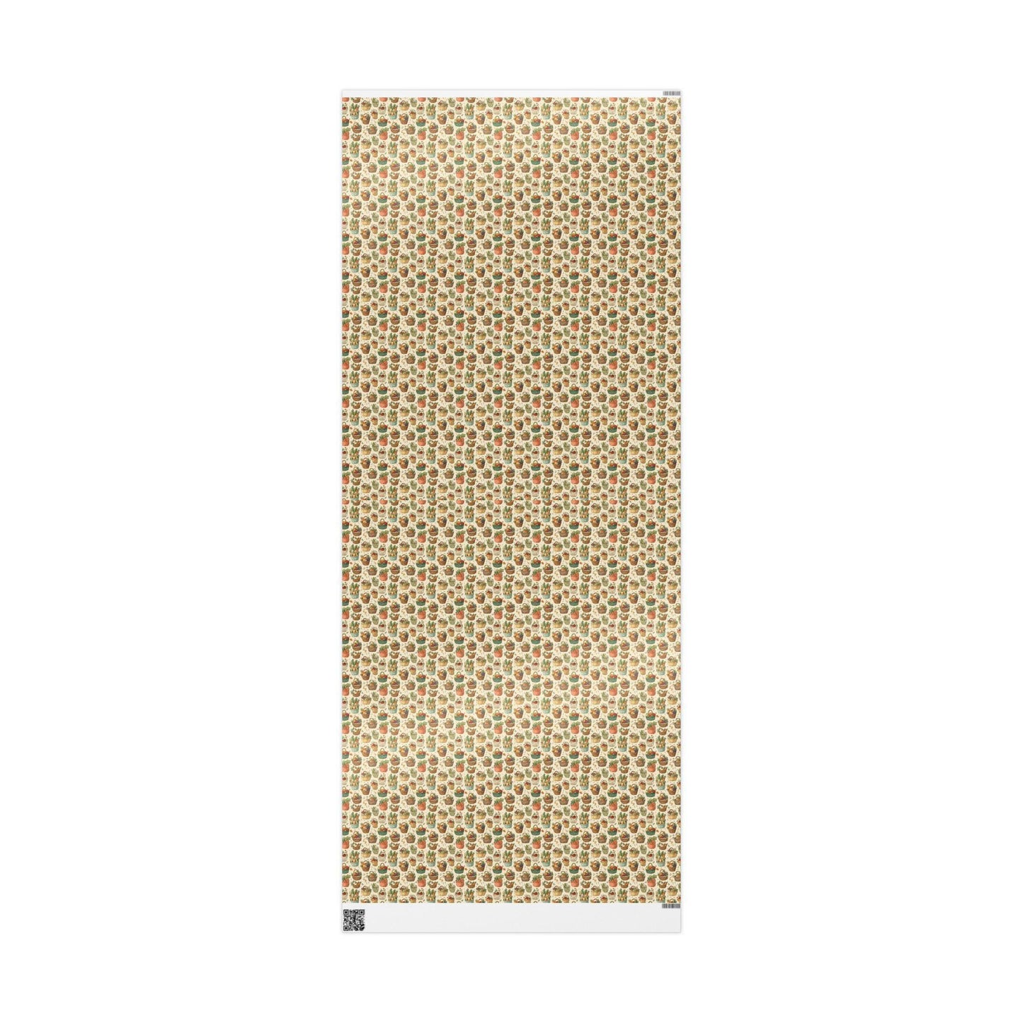 Farmers Market Wrapping Paper Roll Farm Fresh Fruits and Vegetables Eco Rustic Country Kitchen Foodie Party Gift Wrap Design #4