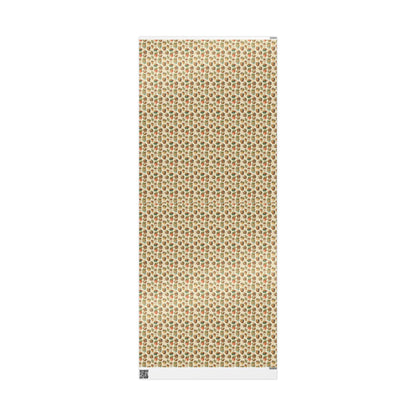 Farmers Market Wrapping Paper Roll Farm Fresh Fruits and Vegetables Eco Rustic Country Kitchen Foodie Party Gift Wrap Design #4