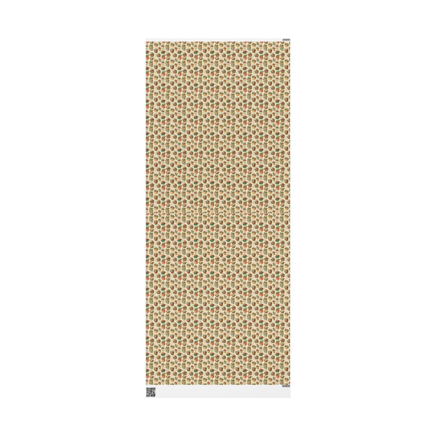 Farmers Market Wrapping Paper Roll Farm Fresh Fruits and Vegetables Eco Rustic Country Kitchen Foodie Party Gift Wrap Design #4
