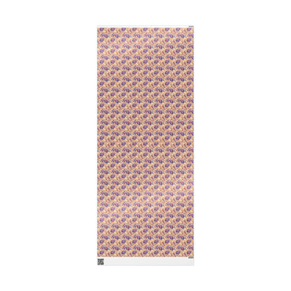 Farmers Market Wrapping Paper Roll Rustic Farm Fresh Garlic Illustration Eco Friendly Farmhouse Kitchen Country Gift Wrap #44