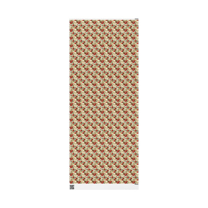 Farmers Market Wrapping Paper Roll Rustic Farmhouse Gift Wrap Featuring Tomatoes Vegetables Farm Fresh Organic Eco Kitchen Style #17