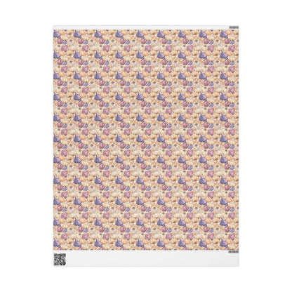 Farmers Market Wrapping Paper Roll Farmhouse Rustic Garlic Design Eco Friendly Country Kitchen Organic Veggie Gift Wrap #32
