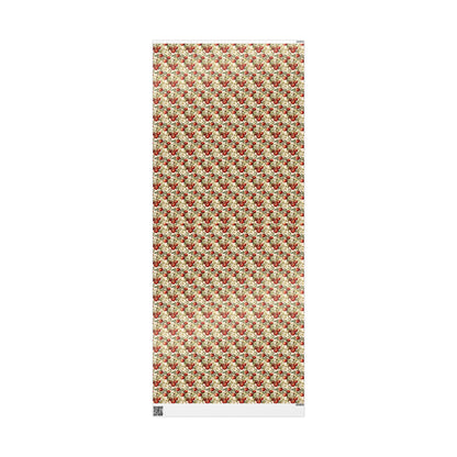 Farmers Market Wrapping Paper Roll Rustic Farmhouse Gift Wrap Featuring Tomatoes Vegetables Farm Fresh Organic Eco Kitchen Style #17