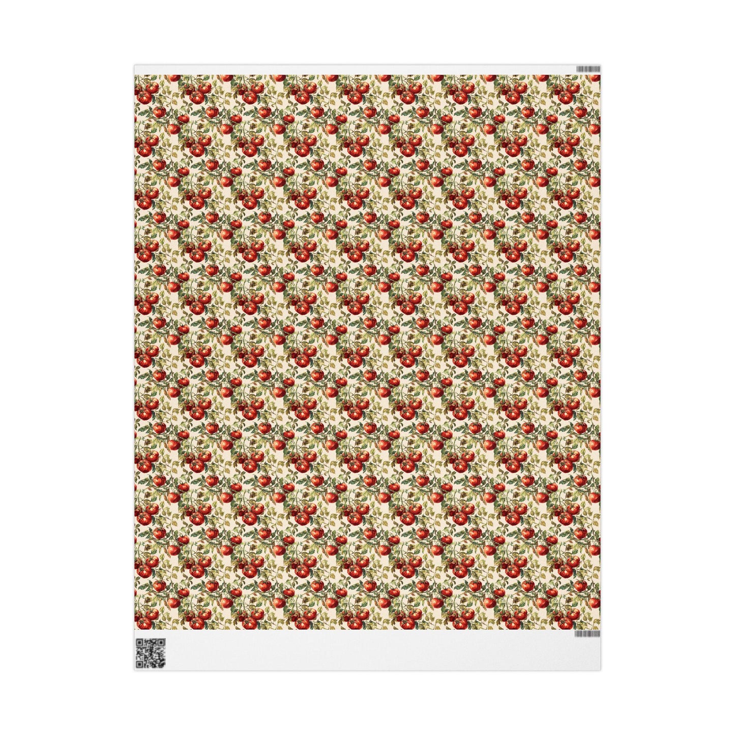 Farmers Market Wrapping Paper Roll Rustic Farmhouse Gift Wrap Featuring Tomatoes Vegetables Farm Fresh Organic Eco Kitchen Style #17