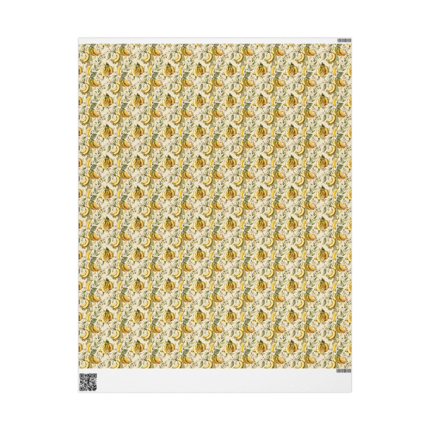 Farmers Market Wrapping Paper Roll Rustic Farmhouse Bananas Fruit Design Eco Friendly Country Kitchen Tropical Gift Wrap #49