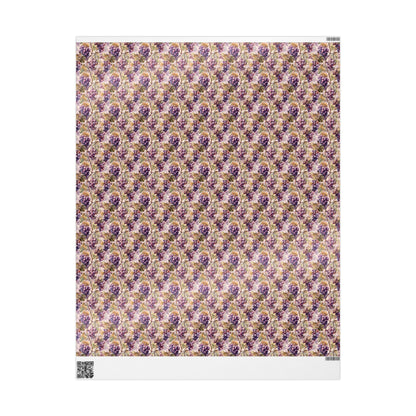 Farmers Market Wrapping Paper Roll Rustic Farmhouse Grapes Design Eco Friendly Country Kitchen Vineyard Fruit Gift Wrap #50
